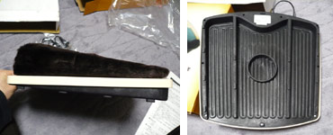 足元暖房～横側と裏側